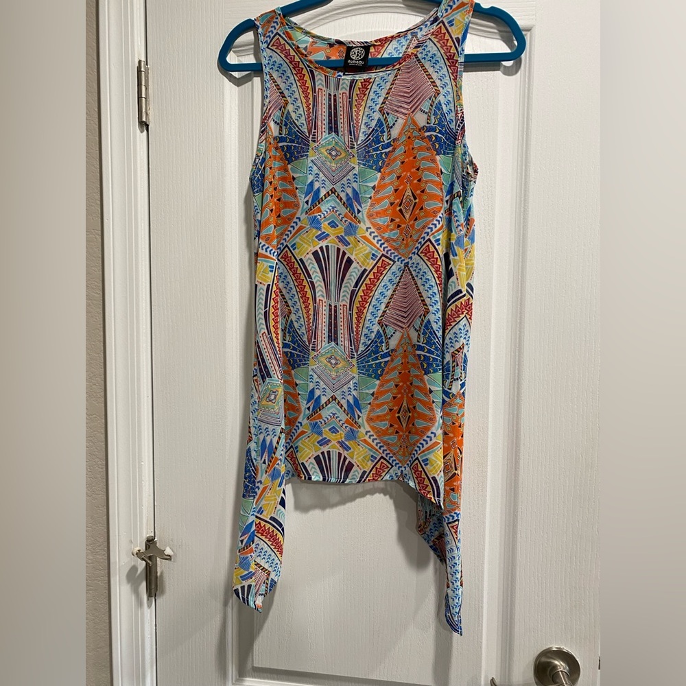 BOBEAU SZ S SHEER BOHO COVER UP (C)